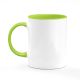 Sublimation Mug Inner Handle Light Green 11Oz 36 Per Case