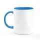 Sublimation Mug Inner Handle Light Blue 11Oz 36 Per Case