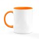 Sublimation Mug Inner Handle Orange 11Oz 36 Per Case