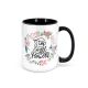 SUBLIMATION MUG INNER HANDLE BLACK 15OZ 36 PER CASE