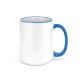 Sublimation Mug Rim And Handle Light Blue 15 Oz 36 Per Case