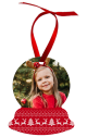 UNISUB ORNAMENT 2 SIDED SNOW GLOBE 50 PER CASE