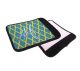 LUGGAGE HANDLE WRAP AROUND 5X6 WHITE W BLACK BORDER VELCRO 10P