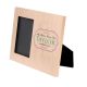 Natural Wood Offset Picture Frame 8X10 Fits 4X6 Photo 14/Ca