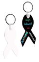 UNISUB KEYCHAIN AWARENESS RIBBON 2 SIDED ALUMINUM 50/CASE