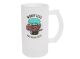 Sublimation Glass Beer Mug Frosted 16 Oz 24 Per Case